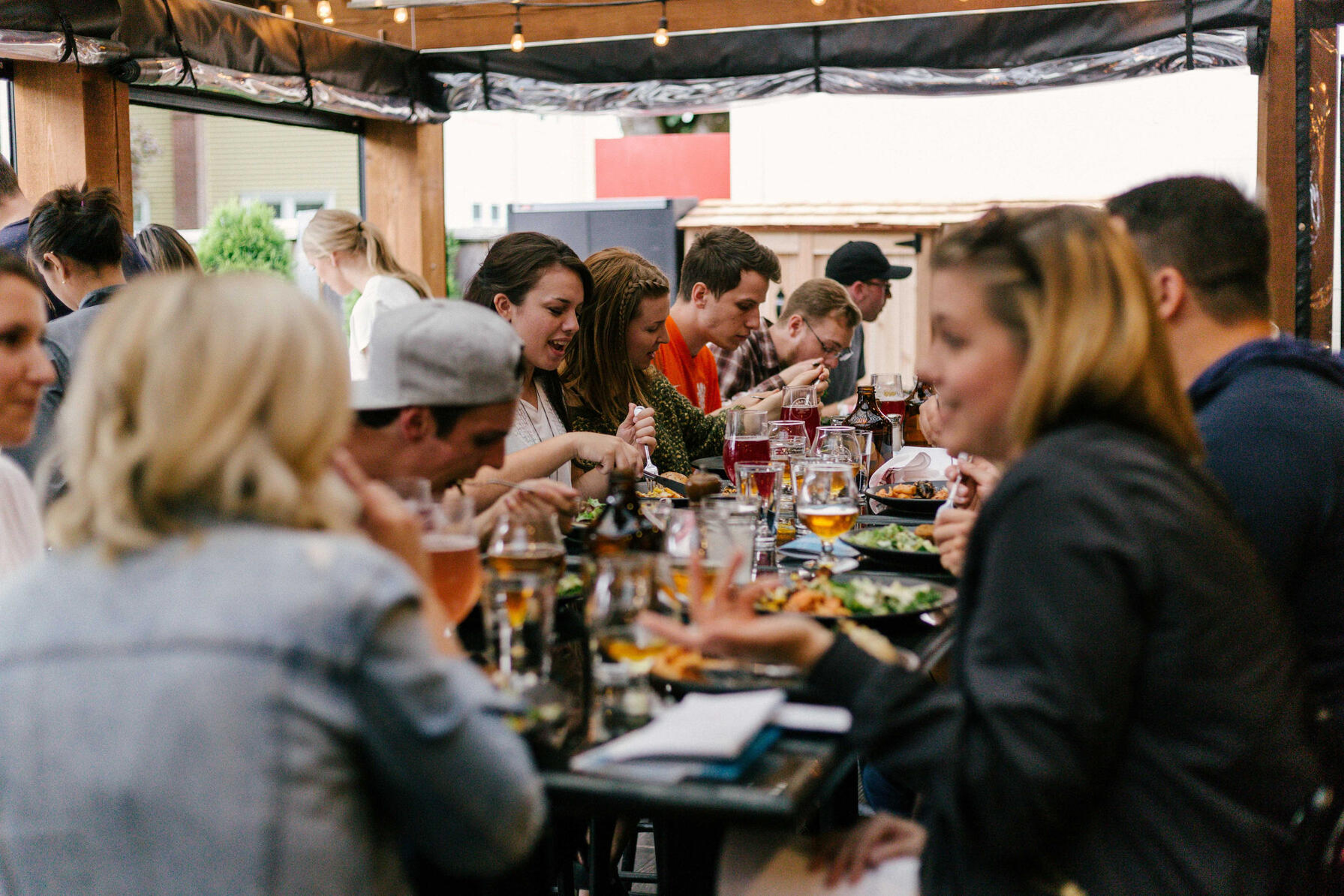 Built-in audience - ready private dining guests